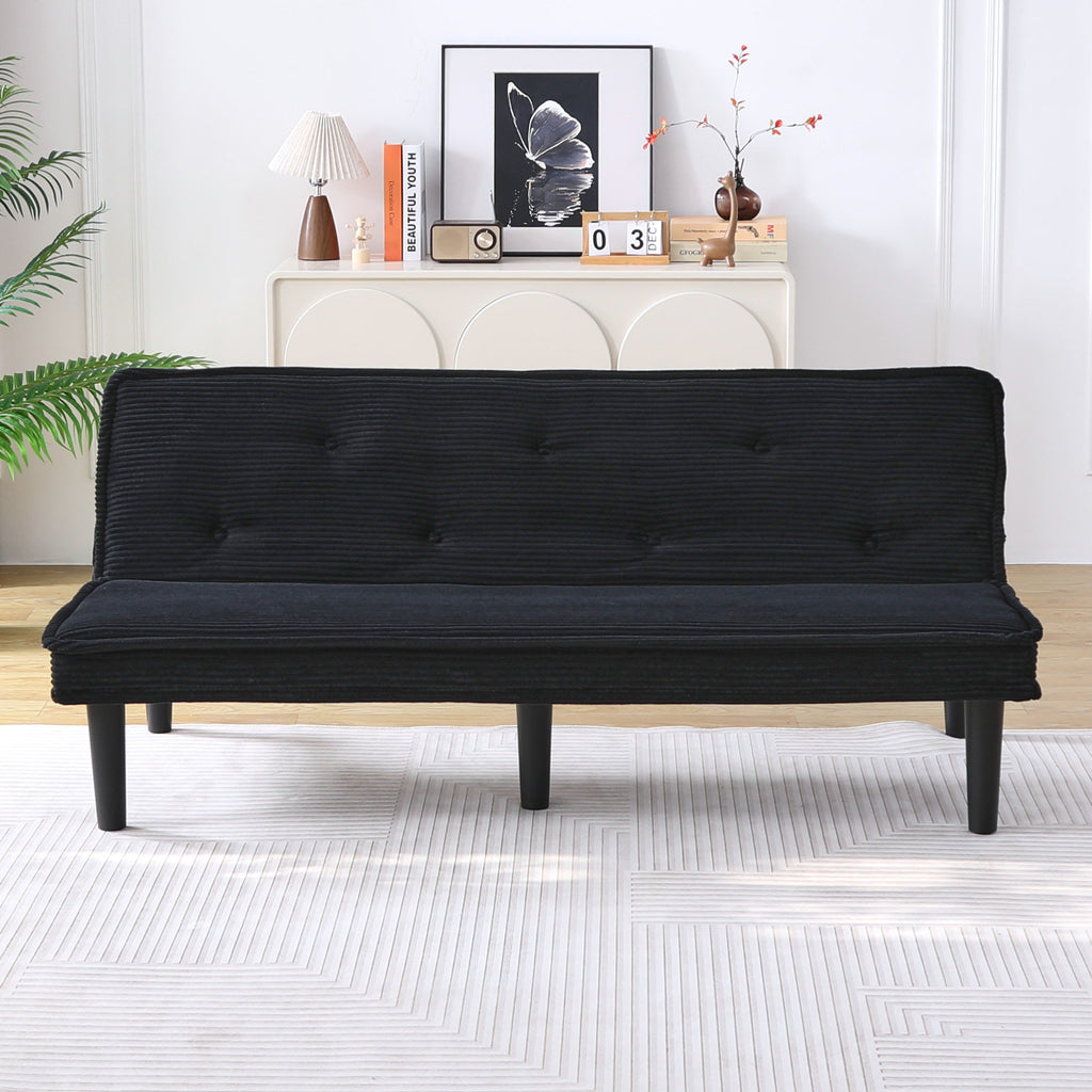 66-Inch Corduroy Sofa Bed