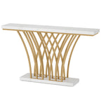 59-Inch Gold Console Table