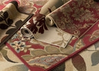 Beedeville Red Floral Rug