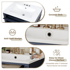 24'' Bathroom Vanity with Top Sink