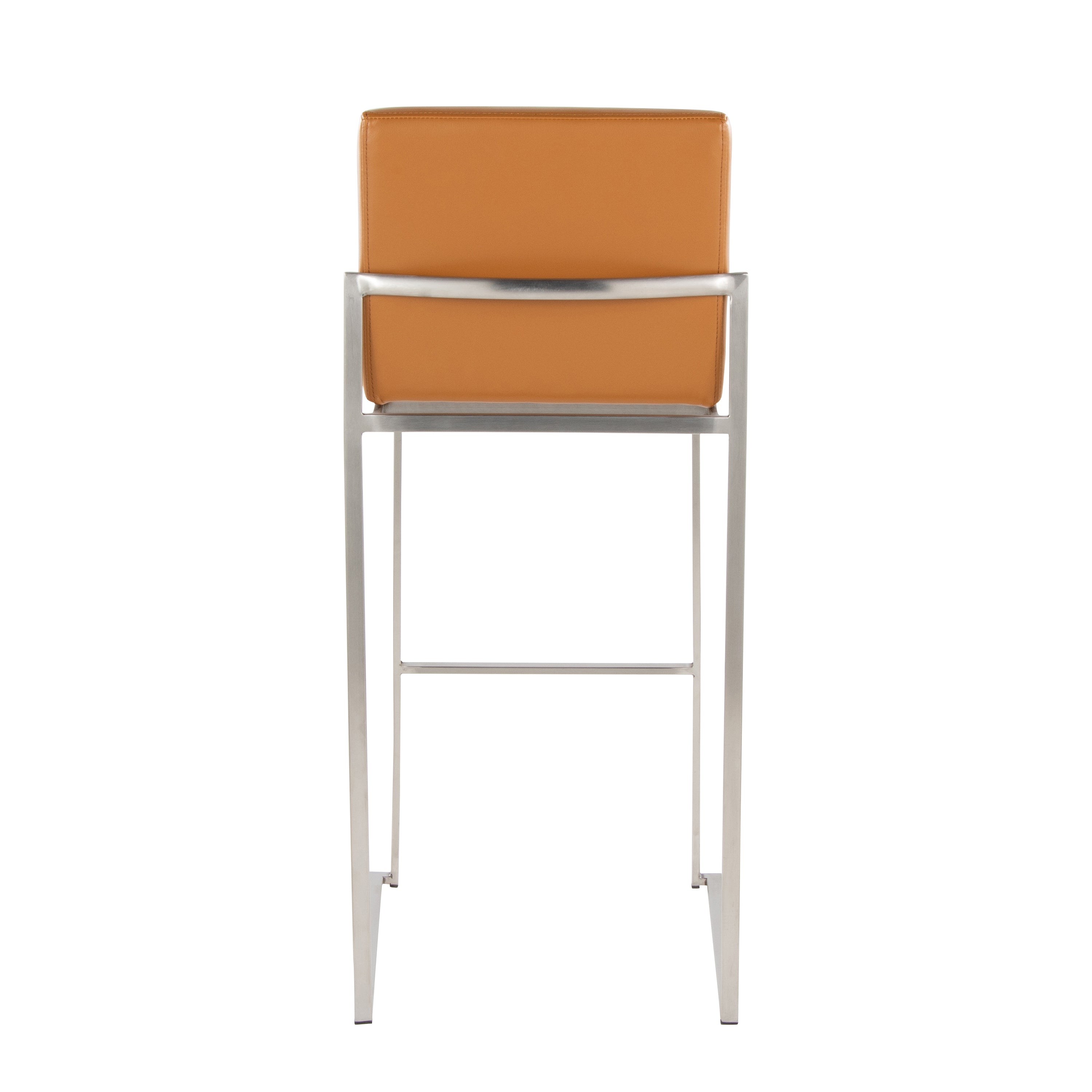 30" Contemporary High Back Barstool Set of 2