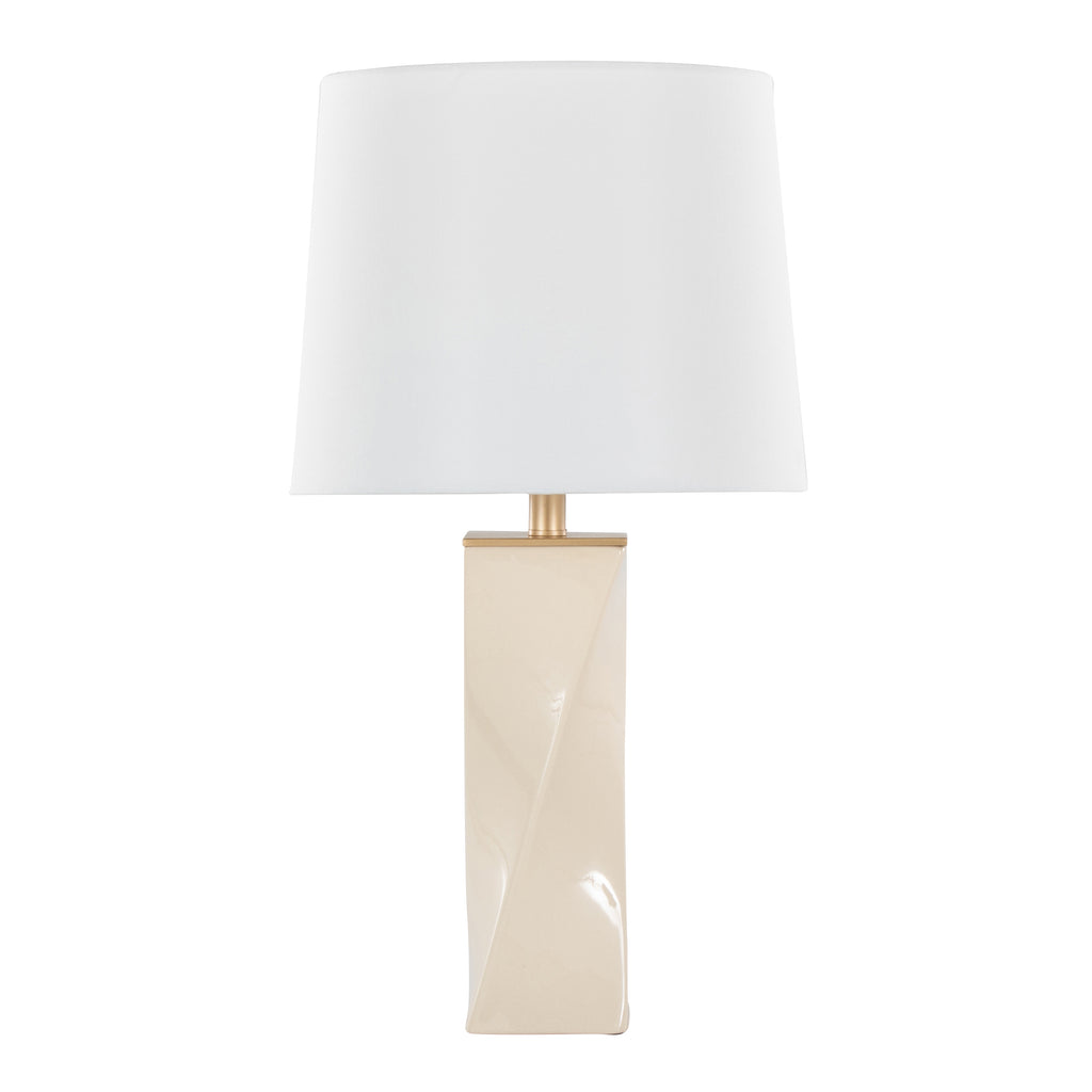 Square Contemporary 27" Ceramic Table Lamp