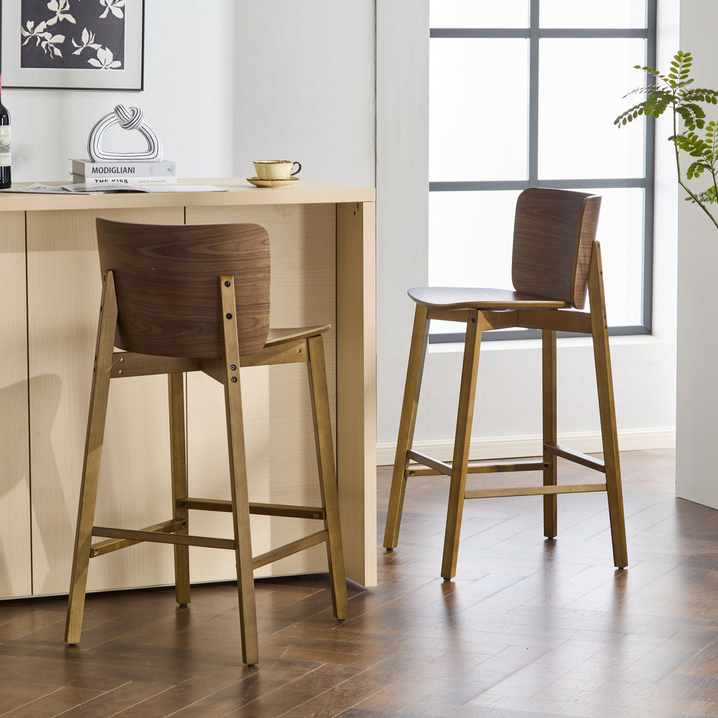 Pari Indoor Wooden Barstool