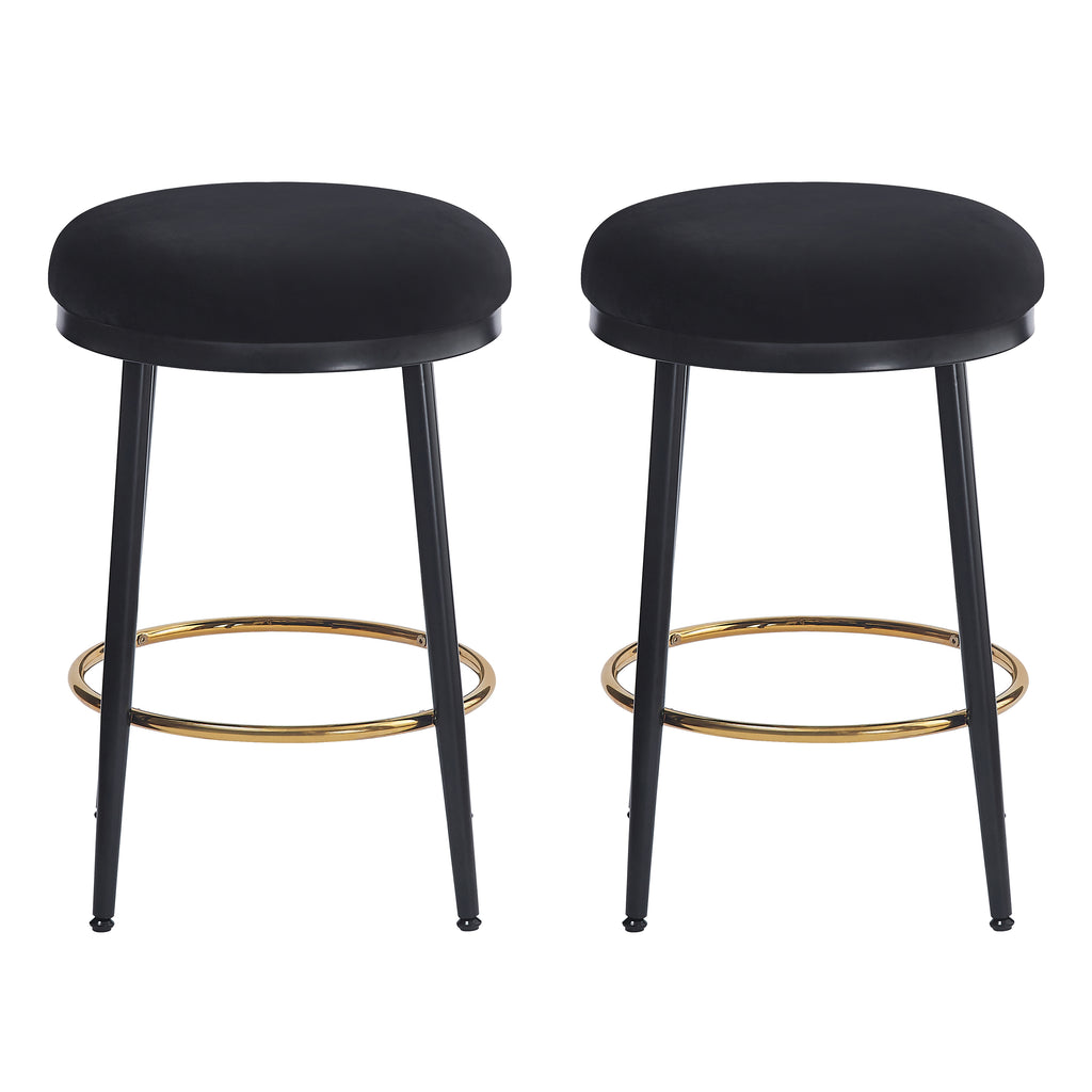 24.75" Modern Counter Stools Set of 2