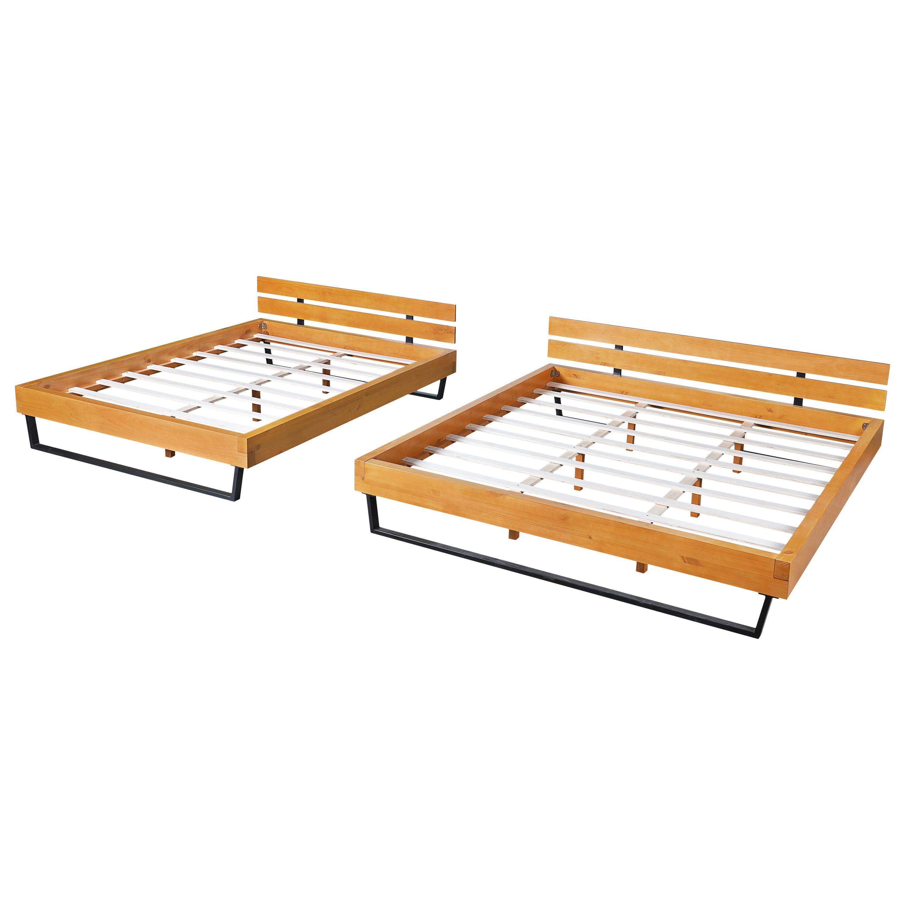 Pine Wood Bed Frame King Size