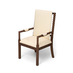Set of 2 Rubber Wood Dining Chairs