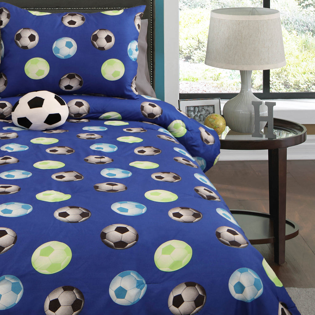 Soccer League 4Pc Full Comforter Set