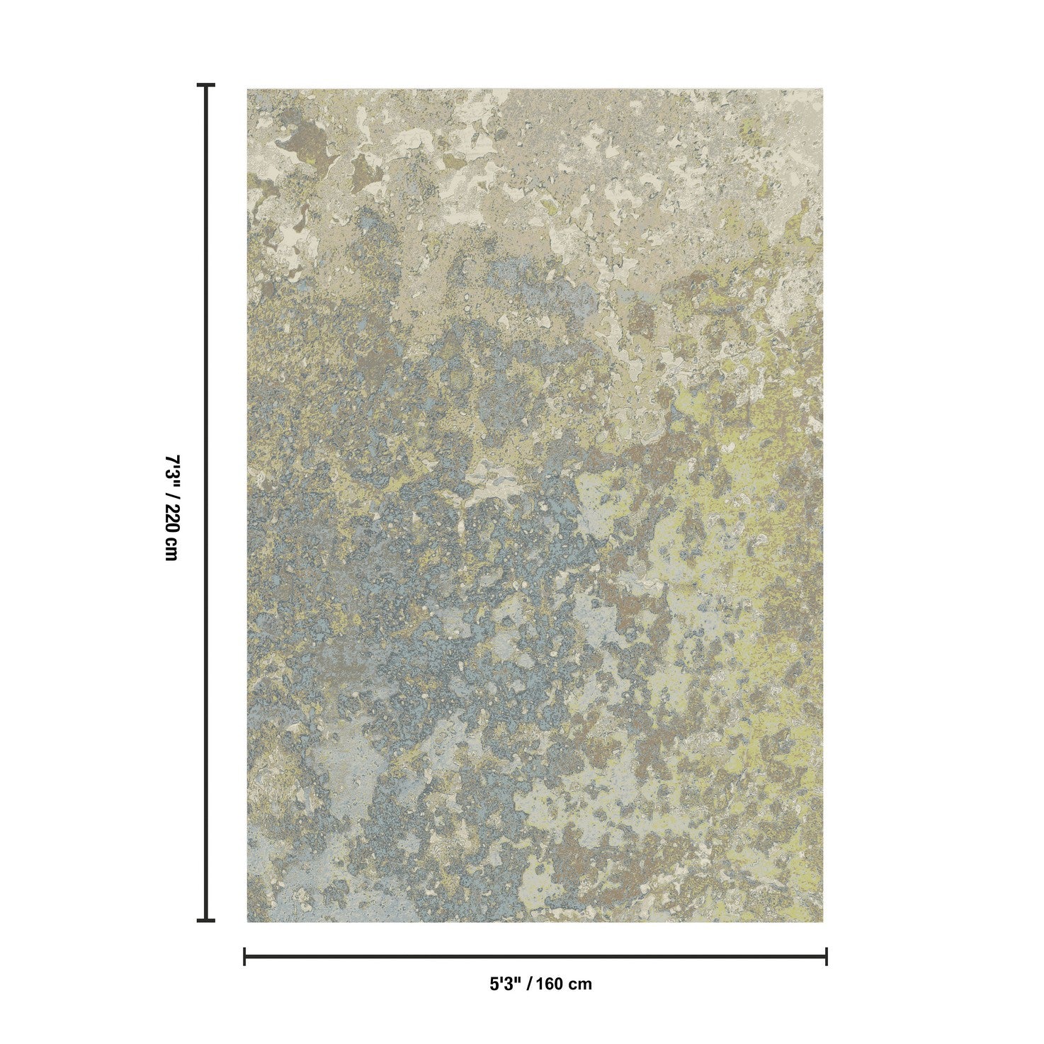 Artistic GC_TRE8016 Lime 5 ft. 3 in. x 7 ft. 3 in. Area Rug