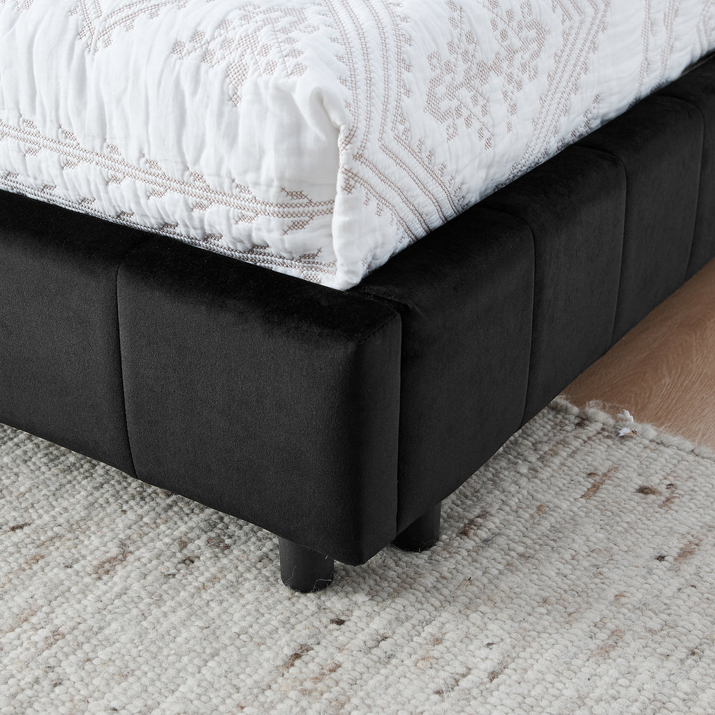 Queen Size Upholstered Tufted Bed Frame