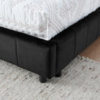 Queen Size Upholstered Tufted Bed Frame