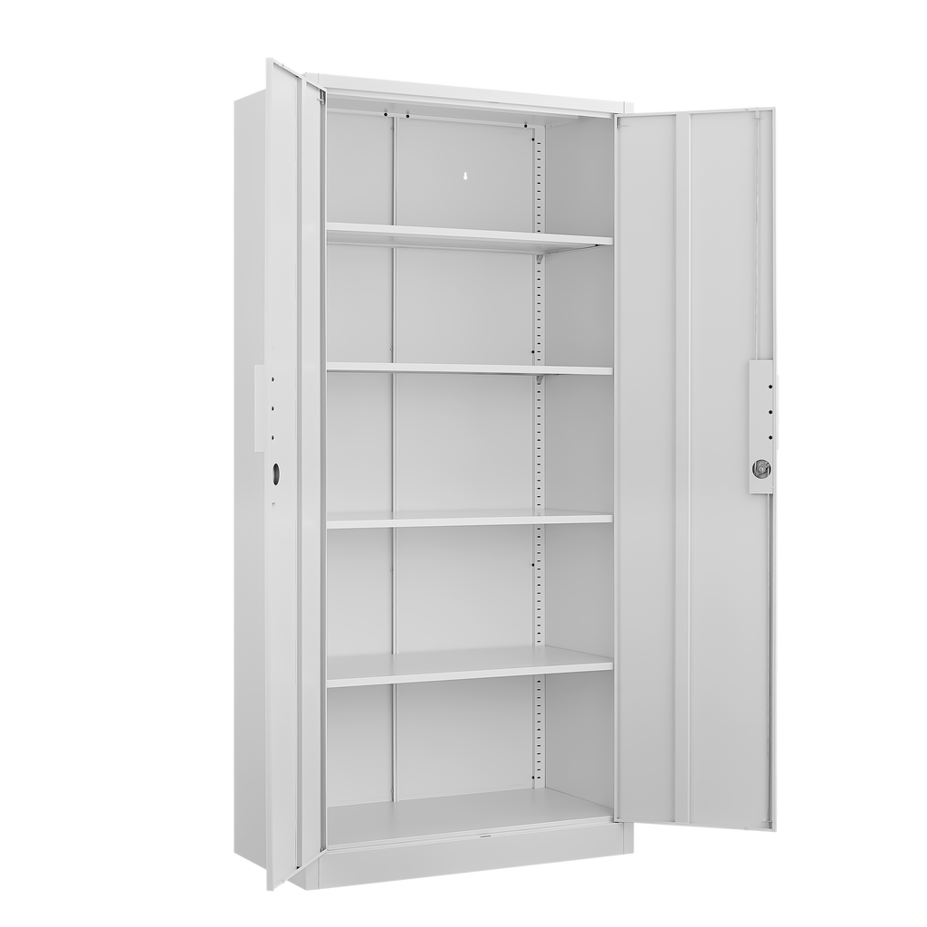 72-Inch 2-Door File Cabinet with Lock