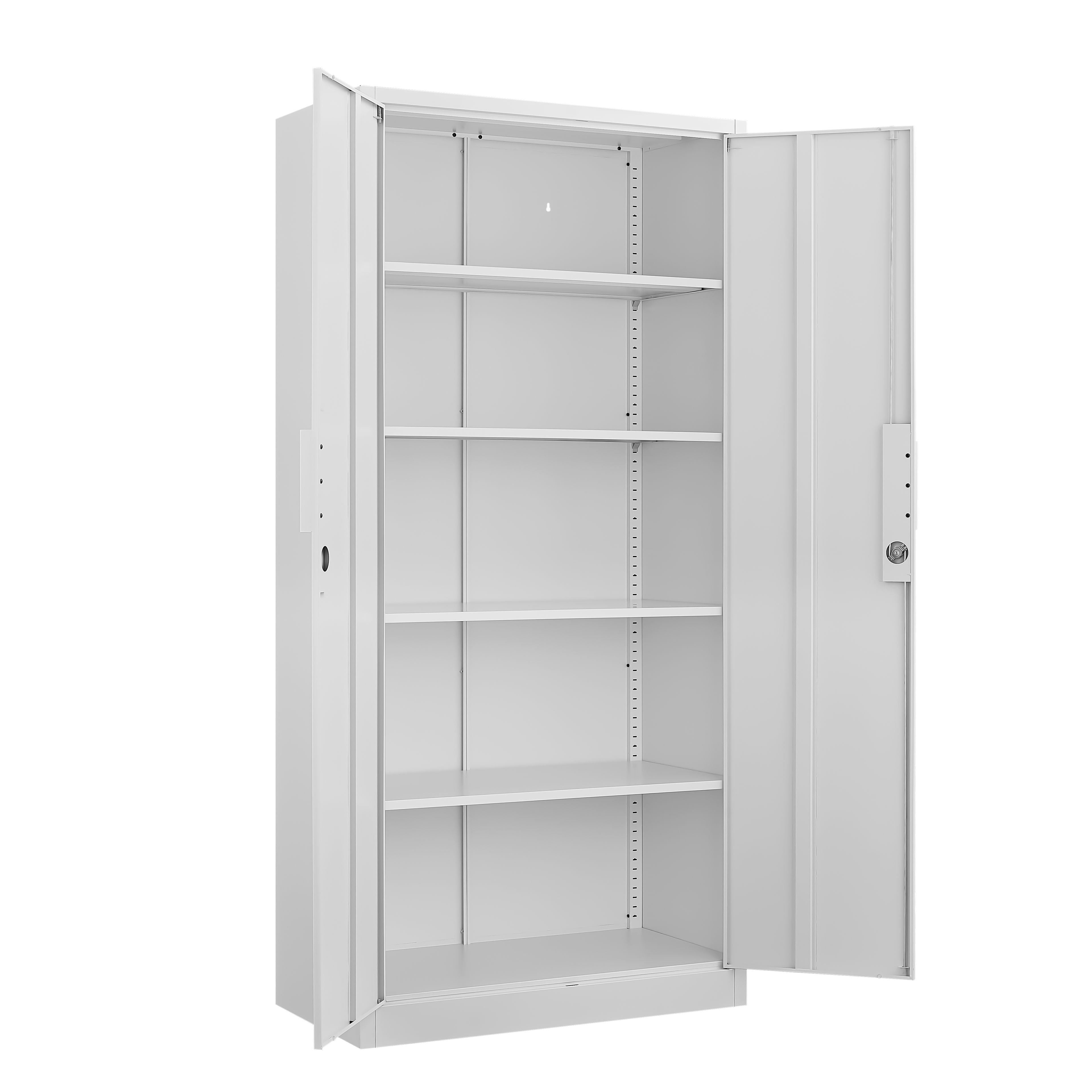 72-Inch 2-Door File Cabinet with Lock