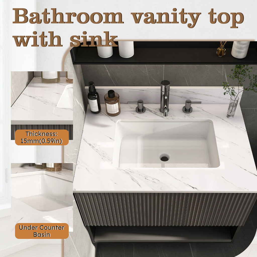 31 Inch Marble Vanity Top