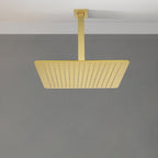 16 Inch Square Rain Shower Head Brushed