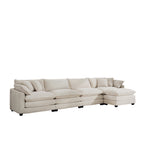 Modern Upholstered L Shape Modular Sectional Sofa