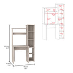 Versalles Writing Desk, Two Superior Shelves, Five Cubbies - Light