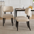 Wooden Dining Chairs Set of 2