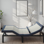 Twin XL Adjustable Bed Base with Head/Foot Tilt and Lumbar Position Adjustment