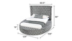 Hazel King Size Tufted Storage Bed