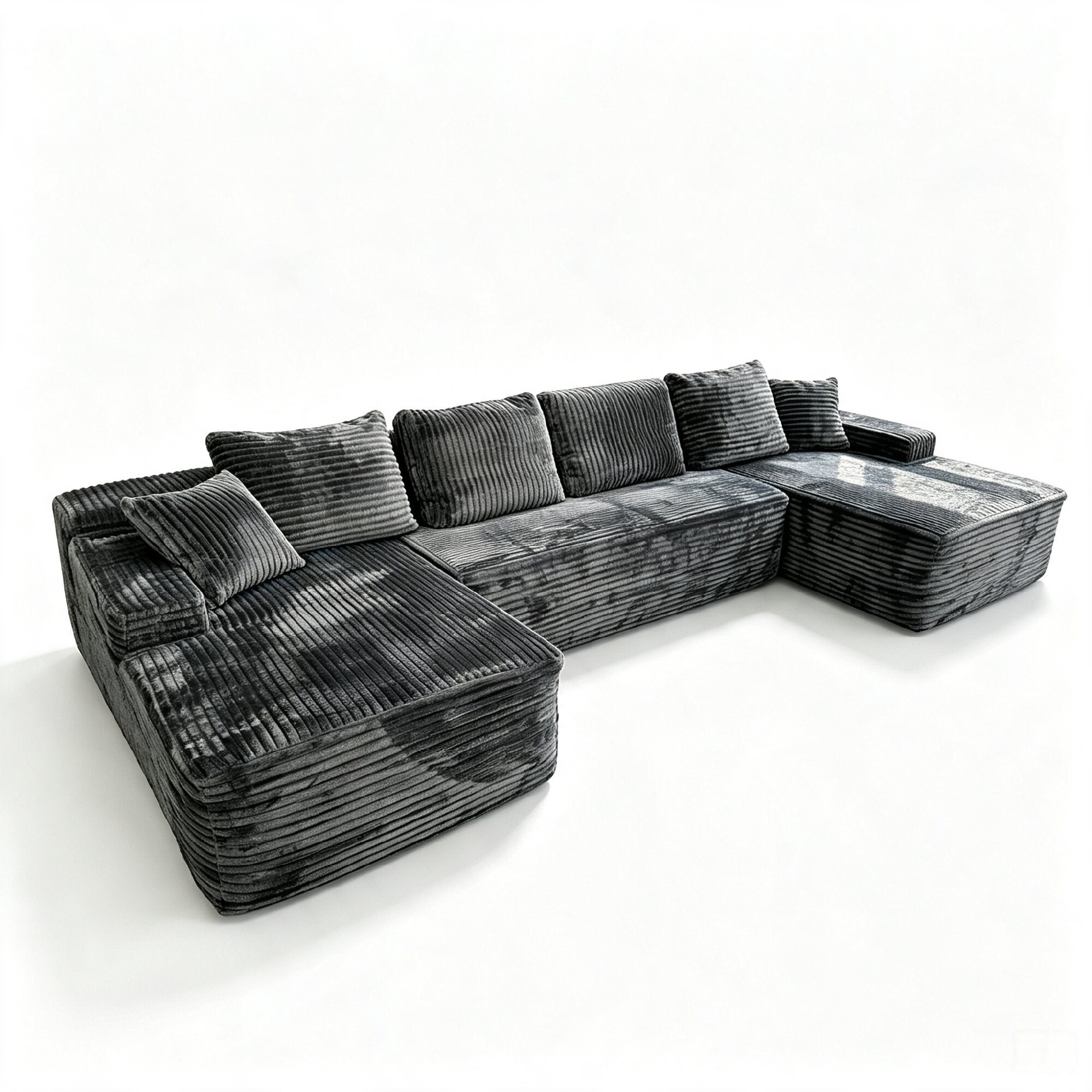 131" U-Shape Cloud Sectional Couch