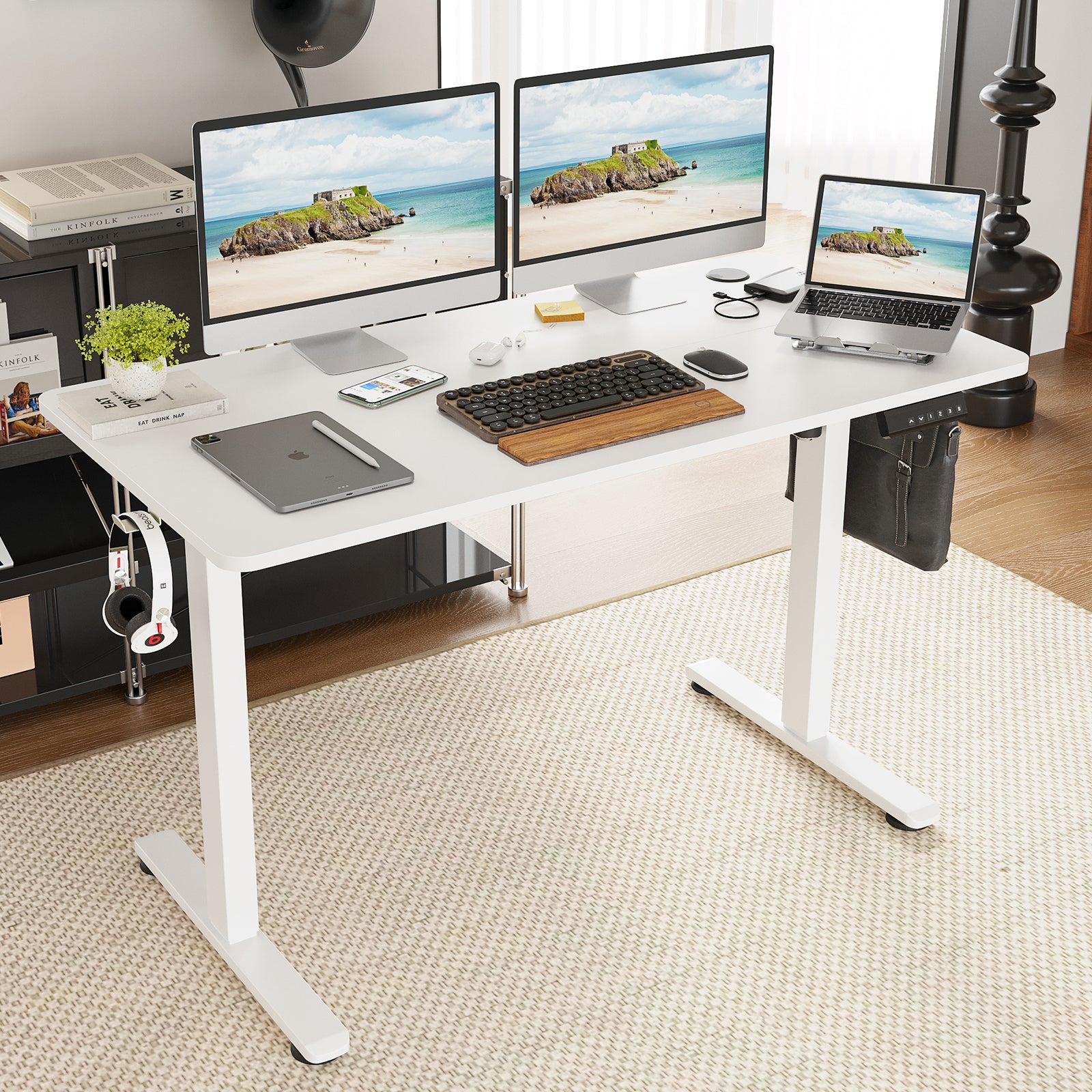 STARY Electric Standing Desk with Splice Board