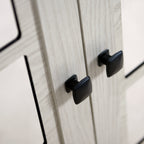 45" Wide Storage Cabinet with 3 Mirrored Acrylic Doors