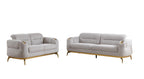 Zoe Modern Style 2PC Living Room Set (Sofa + Loveseat)