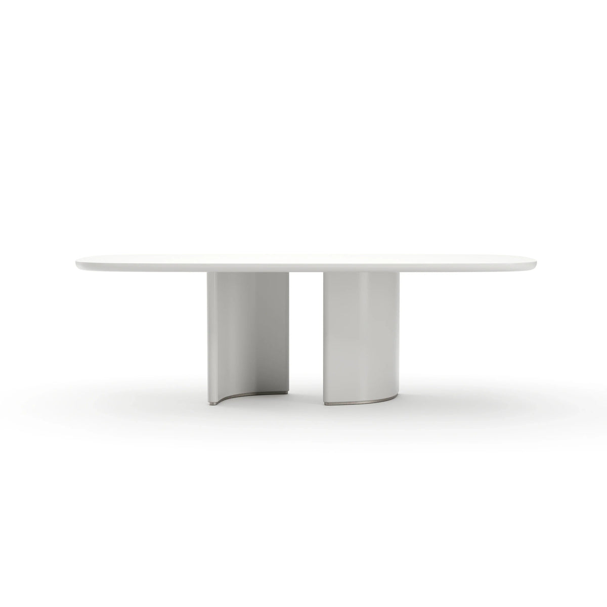 Tobie Rec Dining Table - Almond Milk