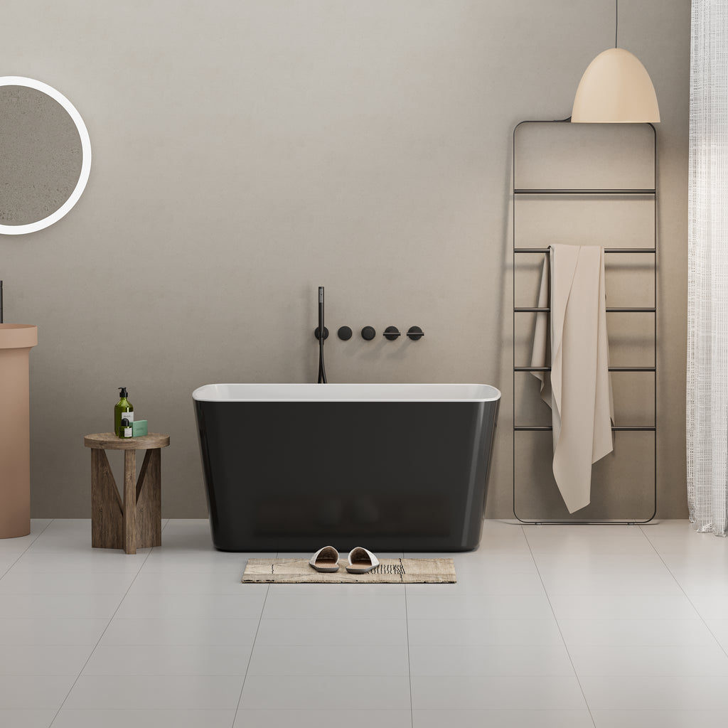49" Acrylic Freestanding Soaking Bathtub