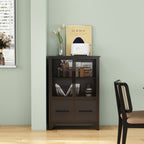 Storage Cabinet With 4 Iron Doors