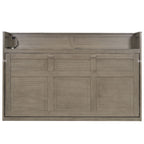 Twin XL Size Murphy Bed with Desk, LED Light and USB Charging Station