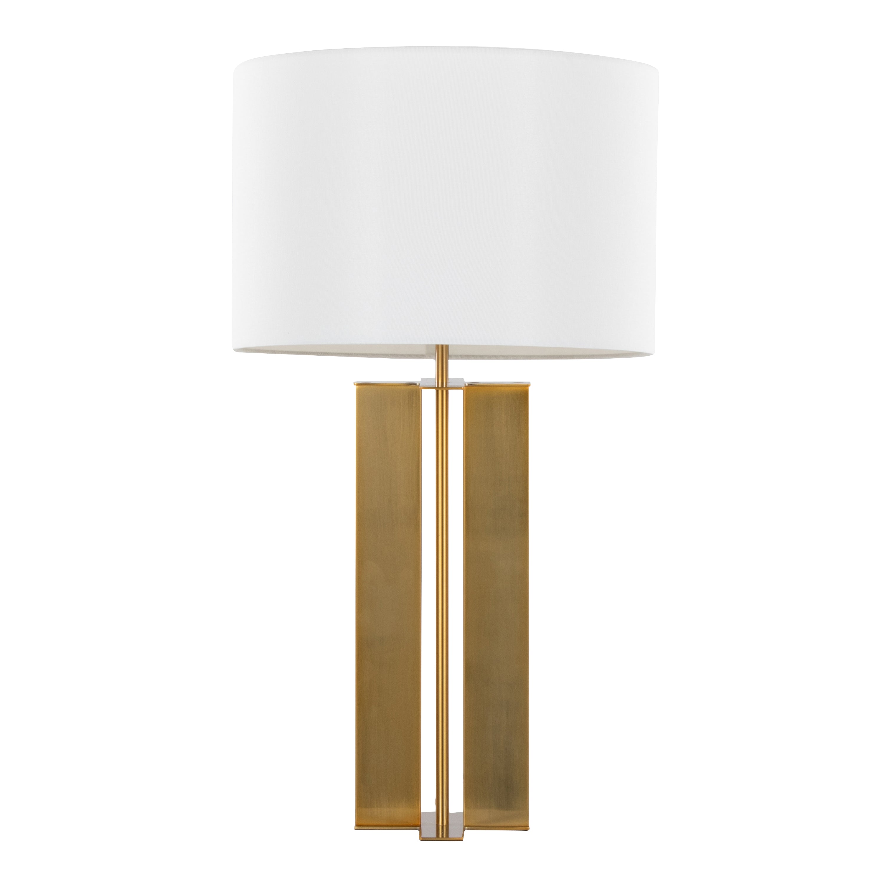 28" Metal Table Lamp in Antique