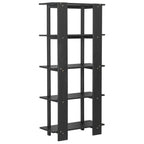 4-Tier Wooden Open Bookcase