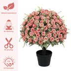 24-Inch Artificial Rose Decoration in Pink