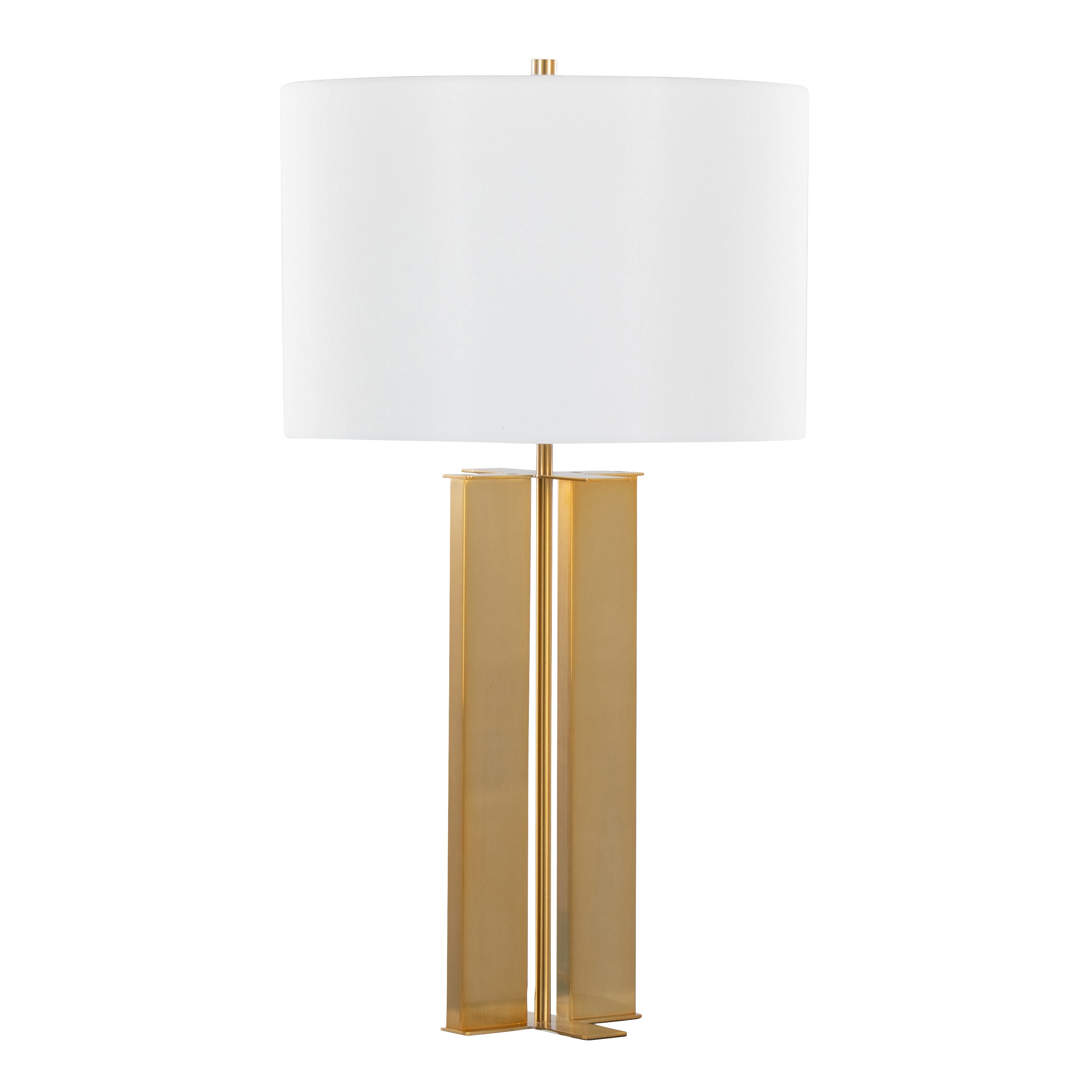 28" Metal Table Lamp in Antique