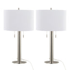 Master 29" Contemporary Metal Table Lamp