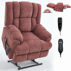 Dual Motor Heat Massage Electric Power Lift Recliner