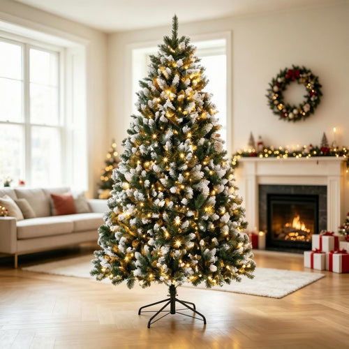 7.5 Ft Pre-Lit Artificial Christmas Tree