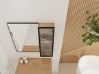 10" Bathroom Wall Mirror Cabinet with Acrylic Door