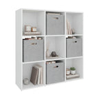 Lena 9-Cube Storage Organizer Bookcase