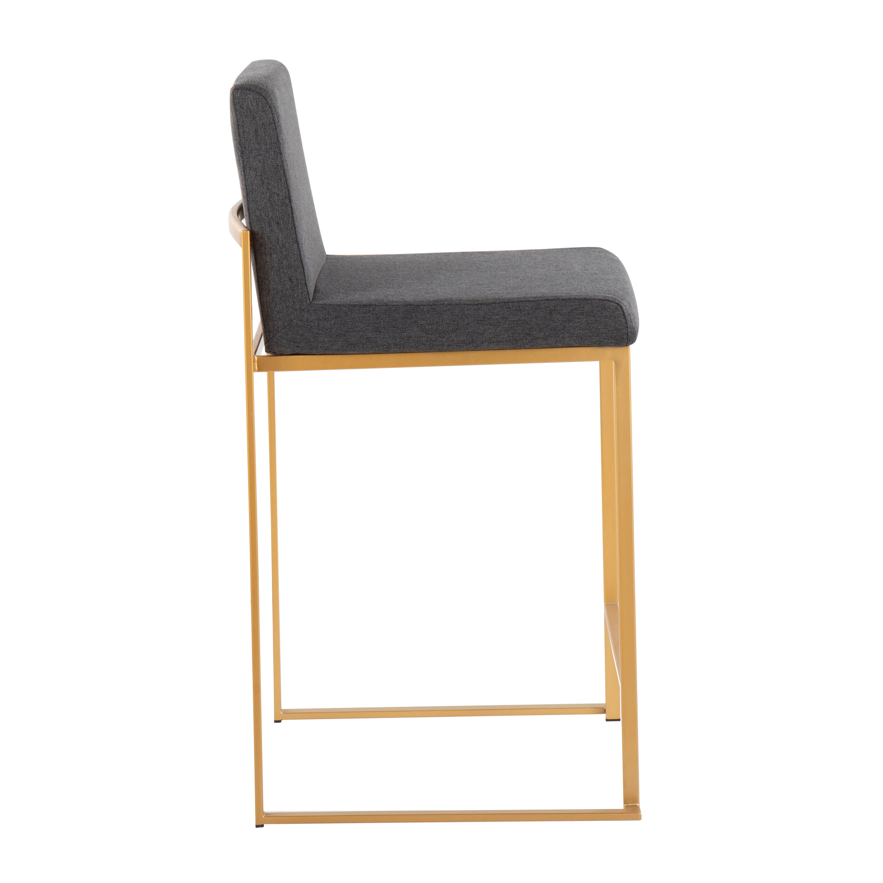 Contemporary High Back Counter Stool