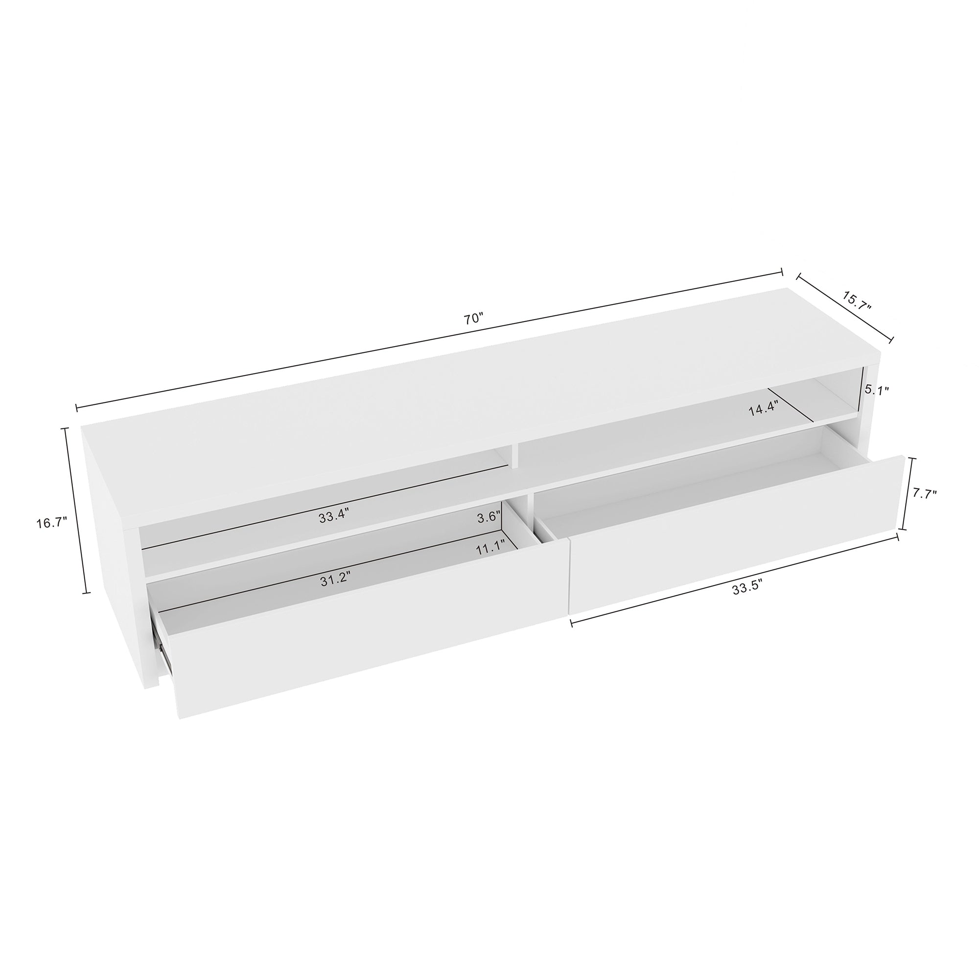 Contemporary Duncan 70" TV Stand