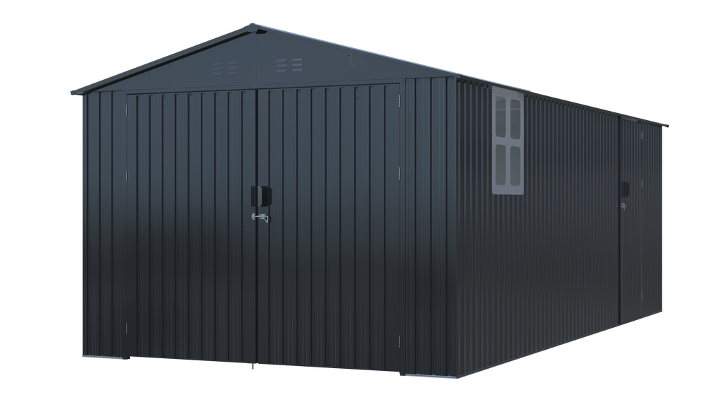Outdoor Storage Shed 20x13 FT, Metal Garden Shed