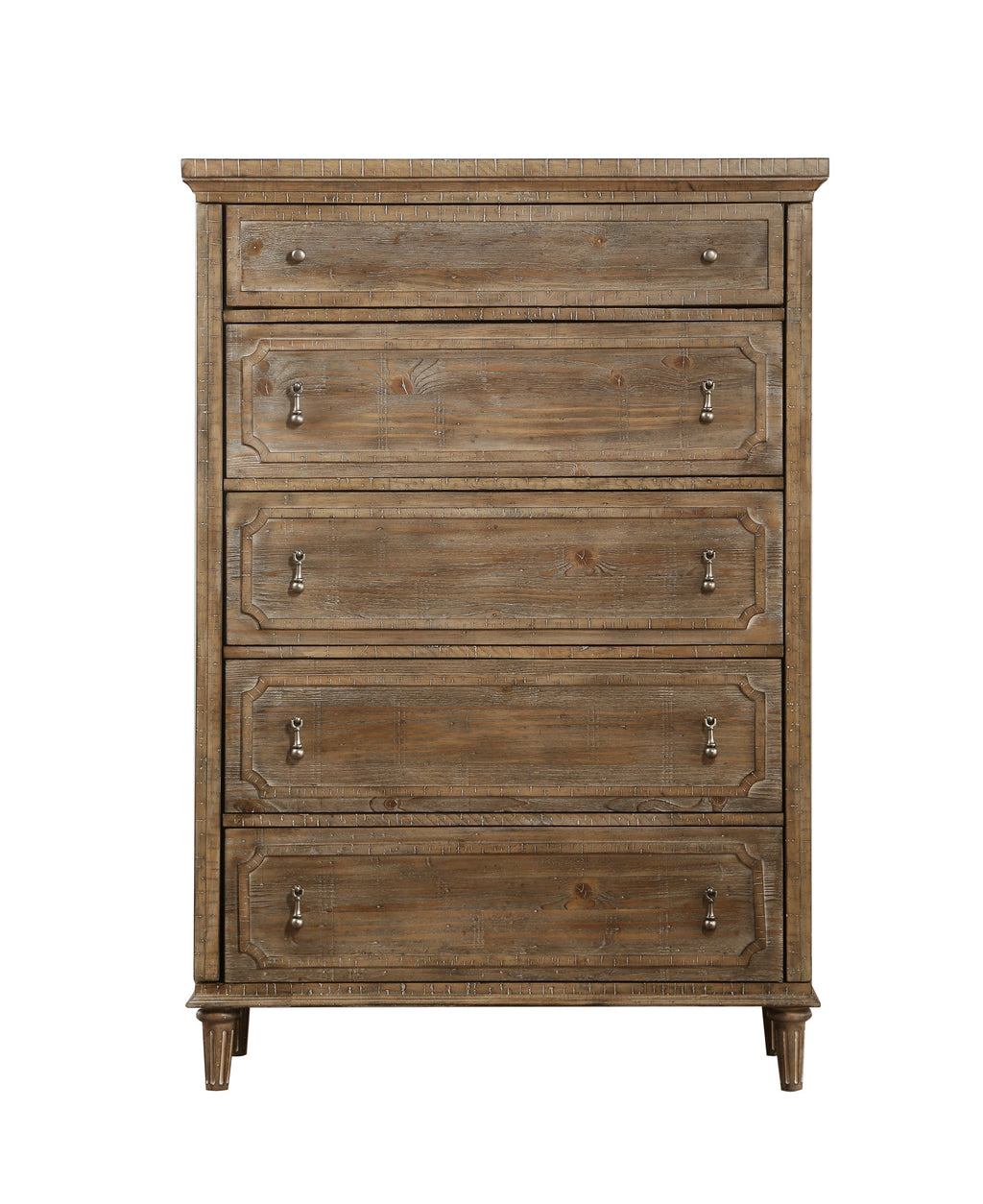 Taupe 5-Drawer Chest