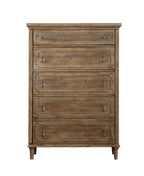 Taupe 5-Drawer Chest