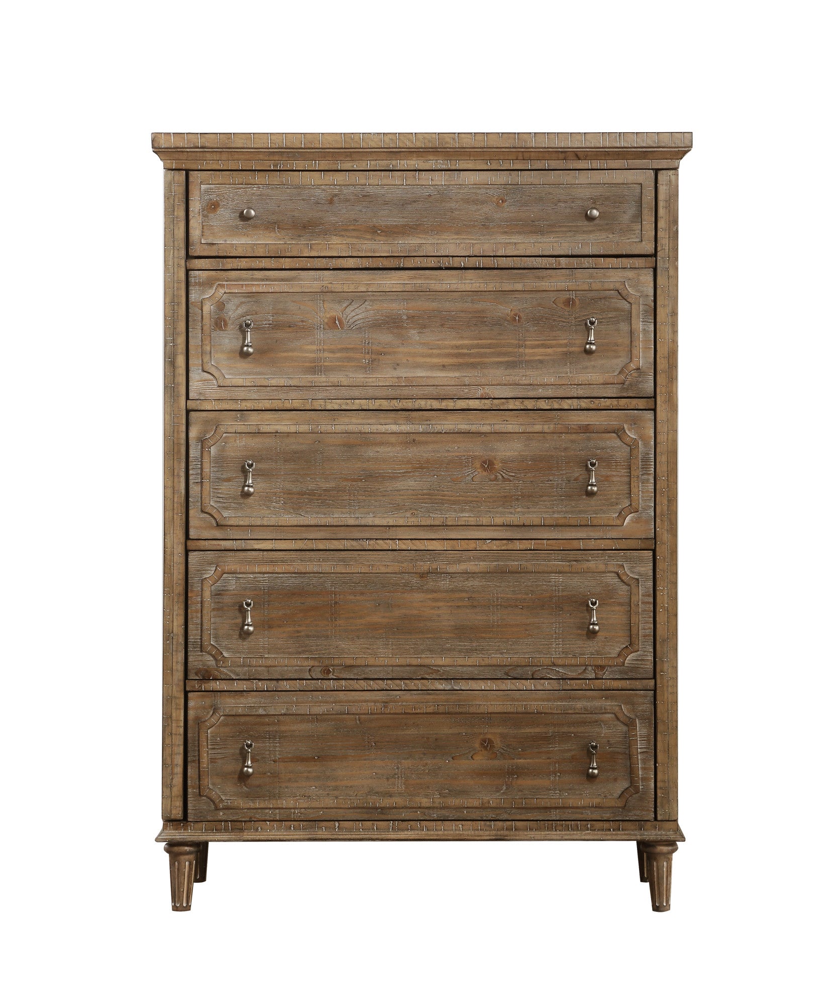 Taupe 5-Drawer Chest