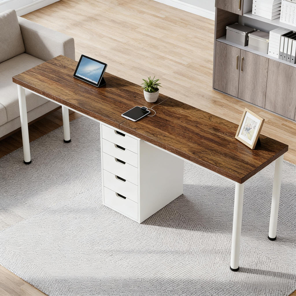 Computer Desk, Two Person Office Desk, Workstation