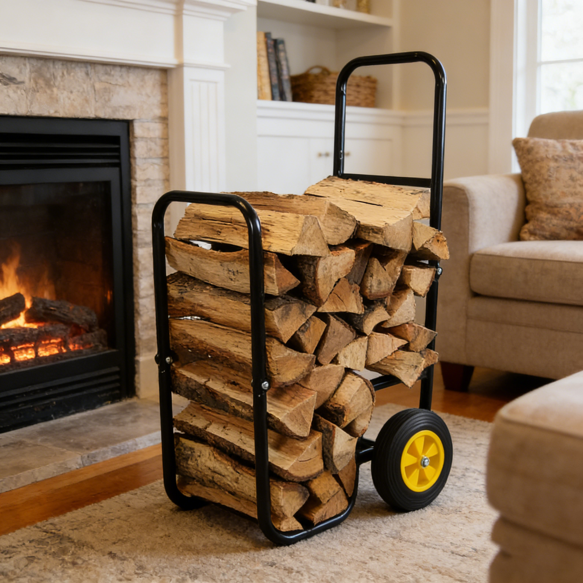 Firewood Log Cart Carrier