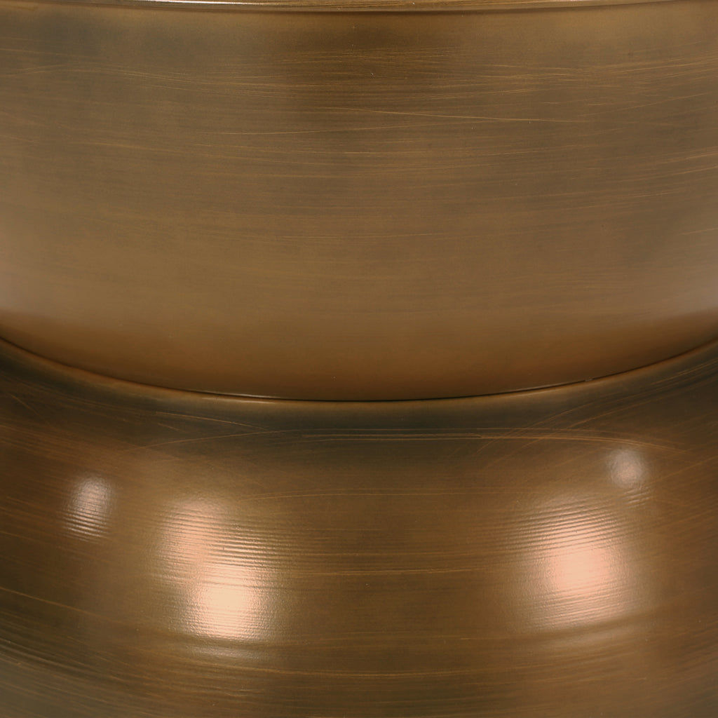 Metal Hammered Coffee Table