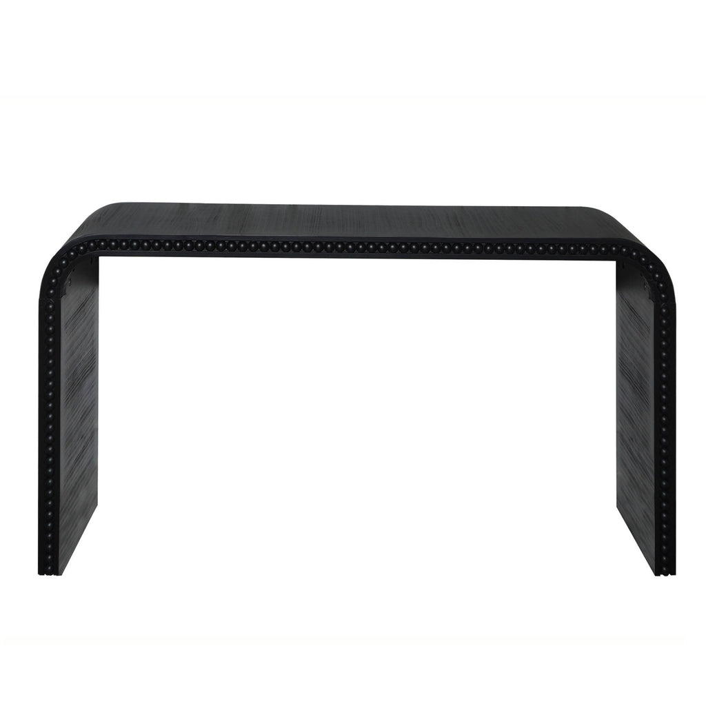 Black Wood Console Table